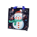 Kingikott tumedat värvi lumememme motiiviga 23cm x 21,5cm x 11cm