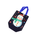 Kingikott tumedat värvi lumememme motiiviga 23cm x 21,5cm x 11cm