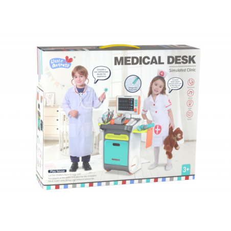 Little Doctor Set Medical Käru röntgen-EKG-tarvikud