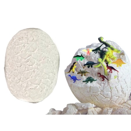Arheoloogiline väljakaevamiskomplekt Hiiglaslik muna 12 figuuriga dinosaurus