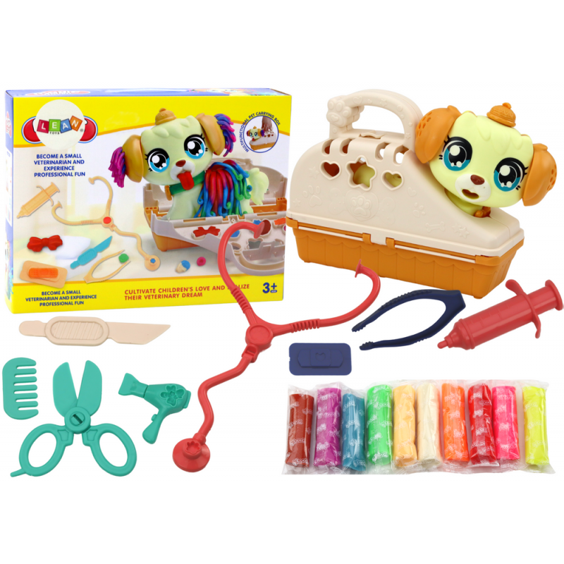 Creative Play-Doh komplekt: koer veterinaartranspordis