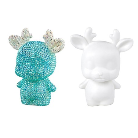 Creative Reindeer Kit DIY Diamonds Crystals Blue