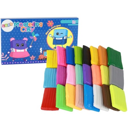 Voolimismass komplekt, 24 värvi segu