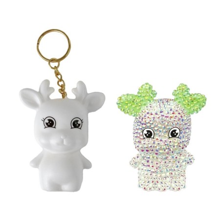 DIY Diamond Creative Kit White Reindeer 3D