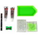 DIY Diamond Creative Kit White Reindeer 3D