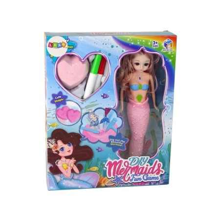 DIY Mermaid Pink Treasures kaevamiskomplekt