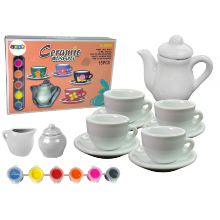 DIY Paint Portselanist teekomplekt