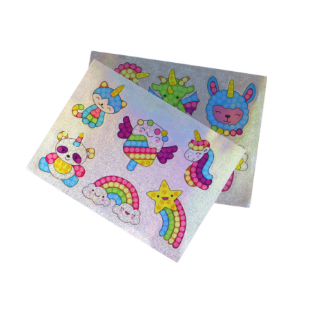 DIY teemantkleebiste komplekt erinevate mustritega värvilised kleebised