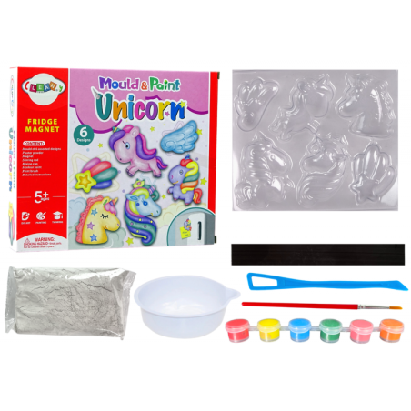 DIY Unicorn Painting Kit Kipsmagnetid