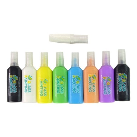 DIY Unicorn mööbli akna kleebised 8 värvi sädelev