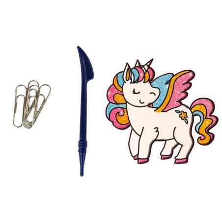 DIY Unicorn mööbli akna kleebised 8 värvi sädelev