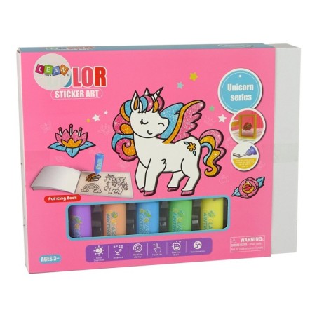 DIY Unicorn mööbli akna kleebised 8 värvi sädelev