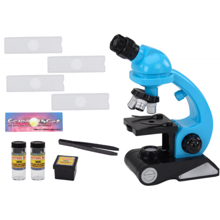 Õppemikroskoop uurimiseks Lastele Aksessuaarid Sinine