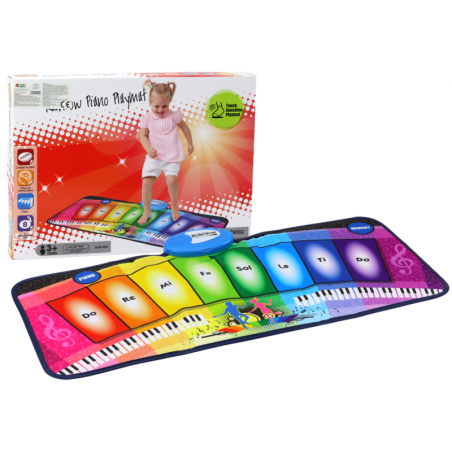Hariv muusikaline tantsumatt vikerkaar klaver
