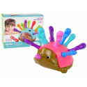 Hedgehog Puzzle roosad värvilised naelu