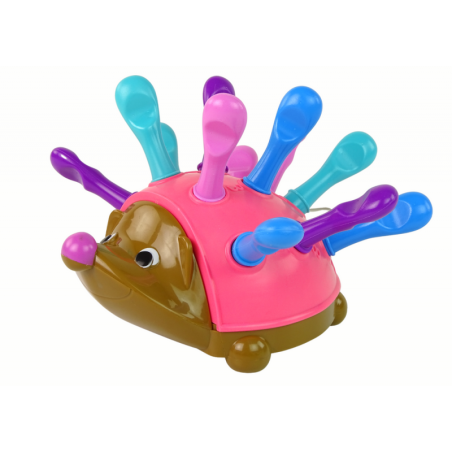 Hedgehog Puzzle roosad värvilised naelu