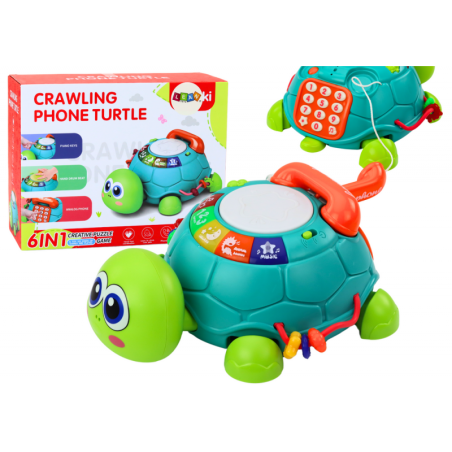 Interaktiivne hariv kilpkonn telefon 6in1