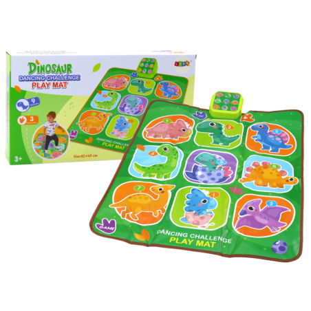 Interaktiivne matt Dinosauruste tantsuväljakutse 5 lõbusat režiimi