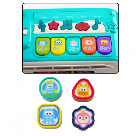 Interaktiivne õppebuss sorteerija tuled helid