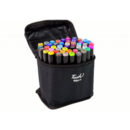 Komplektis 48 kahepoolset alkoholimarkerit