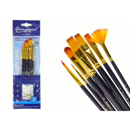 Kunstnikupintslite komplekt, 7 kujundit