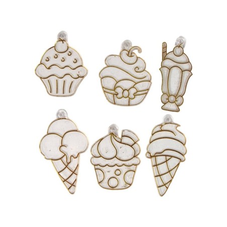 Loominguline komplekt vitraažakende sulavvärv Jäätise maiustused 3D