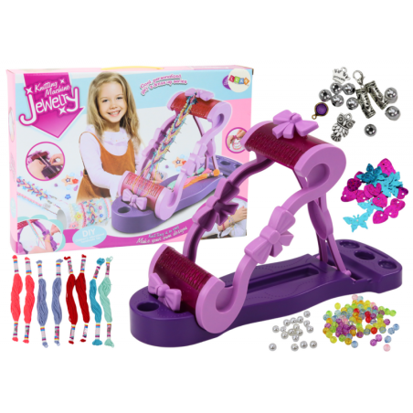 Loovmasina komplekt ehete valmistamiseks, tikkimisniit, helmed