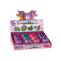 Magic Cracking Unicorn Egg koorega 4 värvi 6 cm