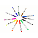 Magic Watercolor Markers 12 värvi Veepinnale maalimiseks, kuivadele kustutatavatele tahvlitele