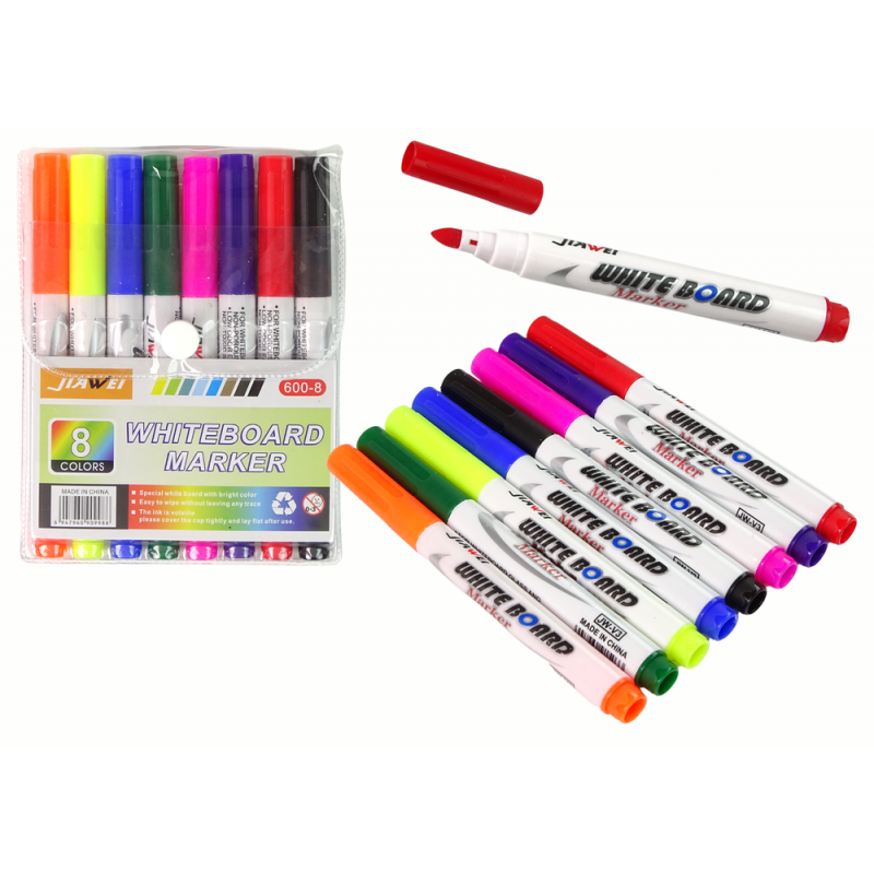 Magic Watercolor Markers 8 tk vesiklaasile joonistamiseks