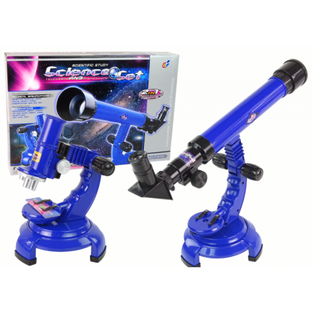 Mikroskoobikomplekt 2in1 teleskoobiuurija komplekt