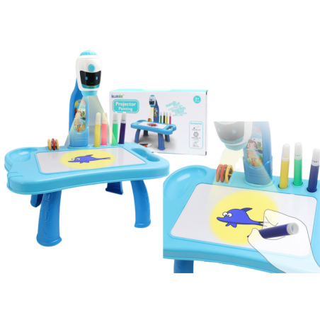 Miniprojektori robotlaud 2in1 tarvikud Sinine