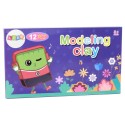 Modelling Clay 12 Colors Pastell Vibrant Colors Mix Set