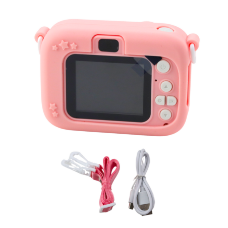 Digikaamera lastele Unicorn Pink 48Mpx HD 1080P