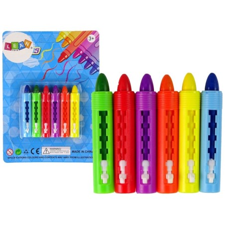 Pastelsete värvipliiatsite komplekt 6 tk.