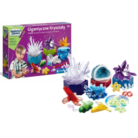 Teaduslõbusad hiiglaslikud kristallid Clementoni 50106