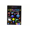 Scratch värvimisraamat lastele kosmoses