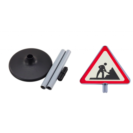 Suurte teetööde hoiatussilt Hariv 70cm