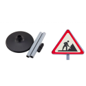 Suurte teetööde hoiatussilt Hariv 70cm