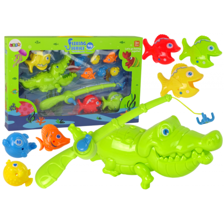 Suur õngeritvaga kalastuskomplekt Lähme kalale! 11 elementi