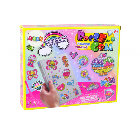 Teemantkleebiste komplekt DIY maiustuste värvilised kleebised