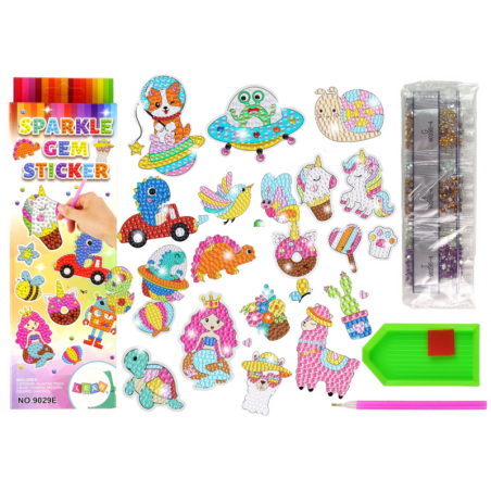 Teemanttikandiga kleebised