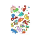 Teemanttikandiga kleebiste komplekt dinosauruste mosaiik