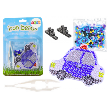 Triikimishelmeste komplekt Auto Police Beads Tangid Mall