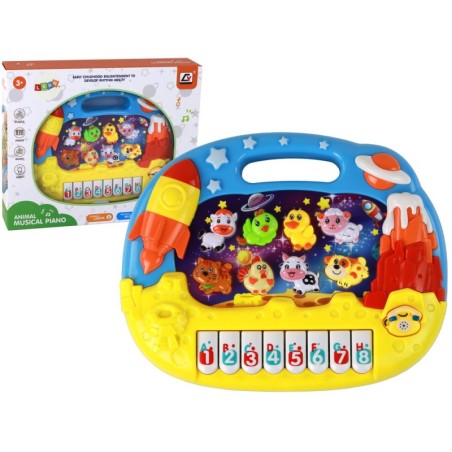 Hariduslik klaver, inglise keele õppimine organid, loomad, ruum