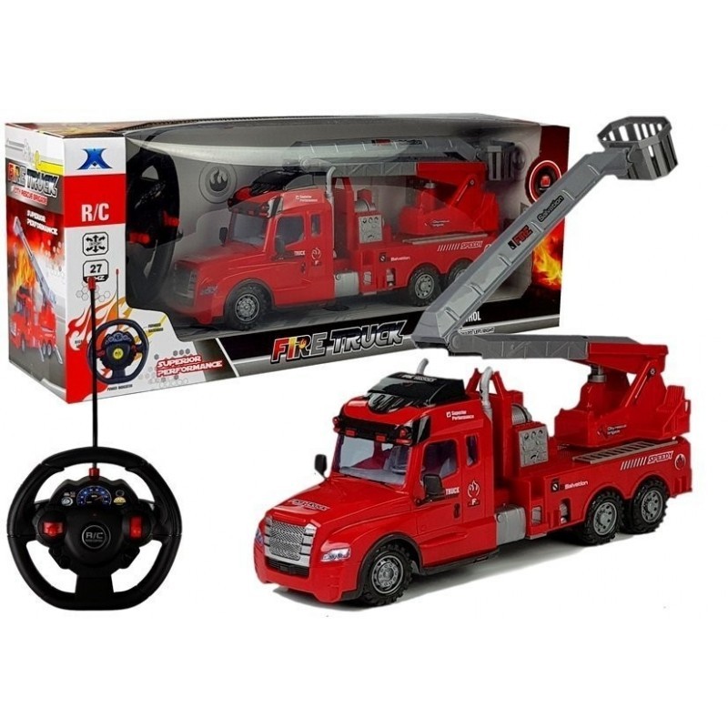 R/C kaugjuhtimispuldiga tuletõrjeauto