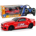 R/C sportauto 1:24 võidusõidu punaseks toonitud aknad