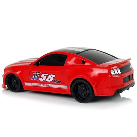 R/C sportauto 1:24 võidusõidu punaseks toonitud aknad