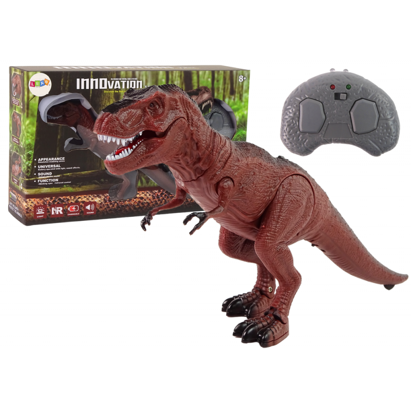 Akuga dinosaurus Tyrannosaurus Rex kaugjuhitav helid