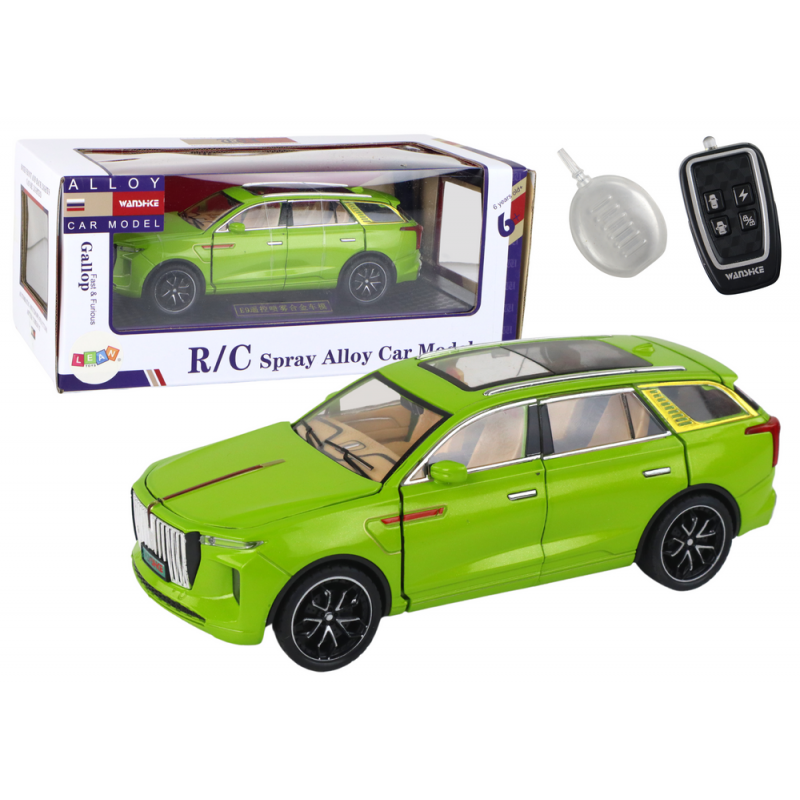 Alumiiniumist RC auto mudel 1:24 C Värvus Roheline